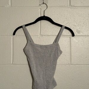 Garage Gray Fitted Camisole Top